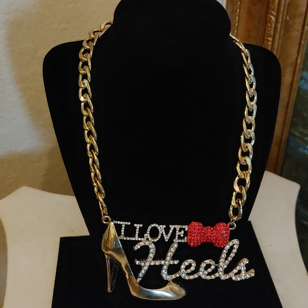I love heels Accessories necklace